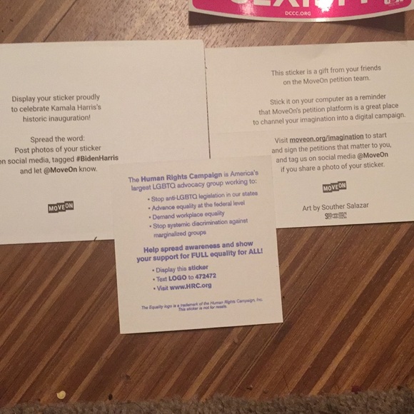 12 NWT democratic stickers - Picture 6 of 8